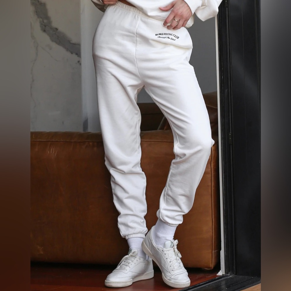 ✨NEW✨ Brunette the Label•The BABES SOCIAL CLUB Best Friend Jogger | Cream | XS/S
